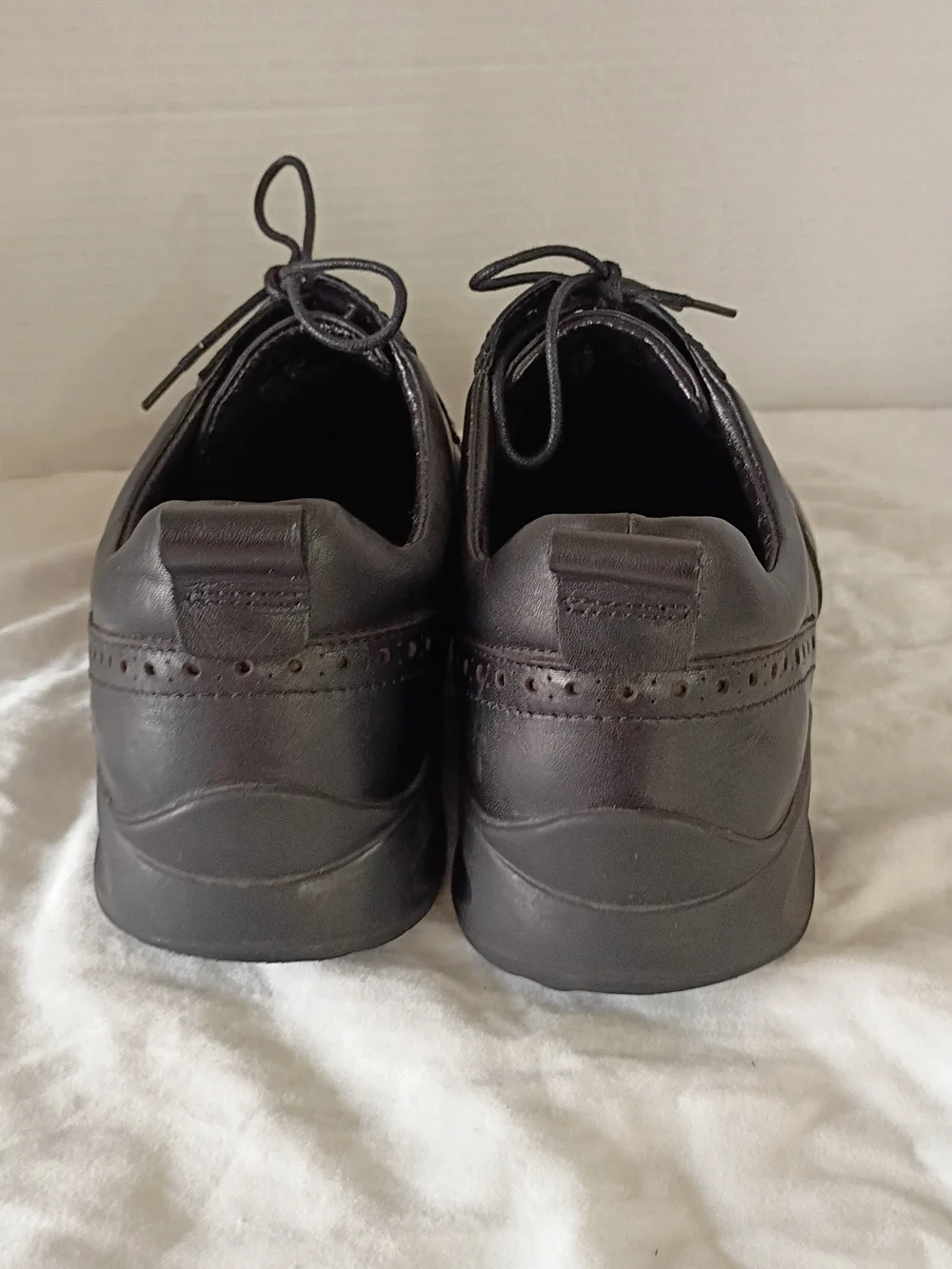 Men's Black Wingtip Derby Shoes - Classic Lace-Up Oxford BY Robbins & Brooks